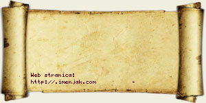 Jana Pečanin vizit kartica